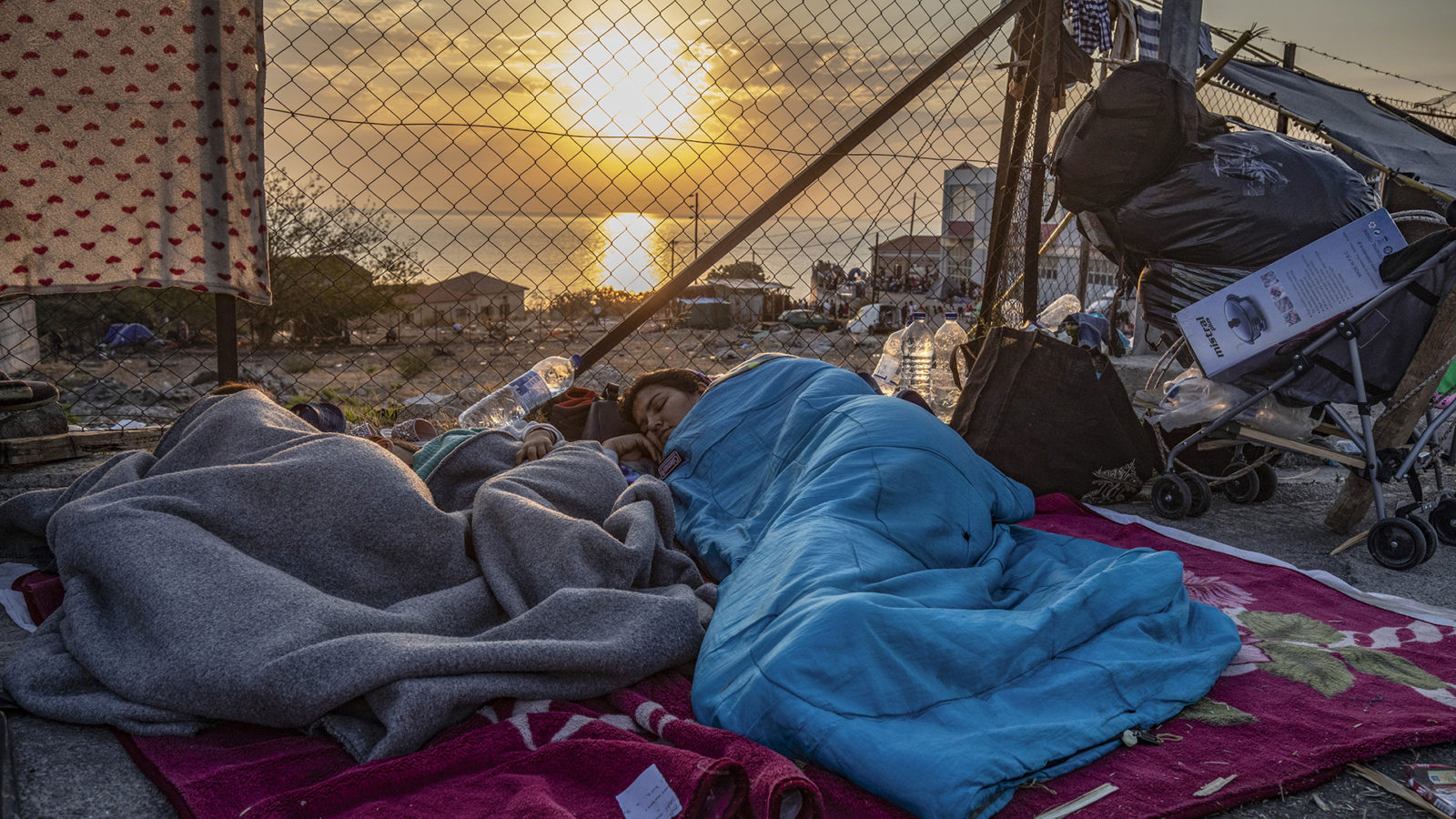 The Living Conditions For The Migrants At Lesvos