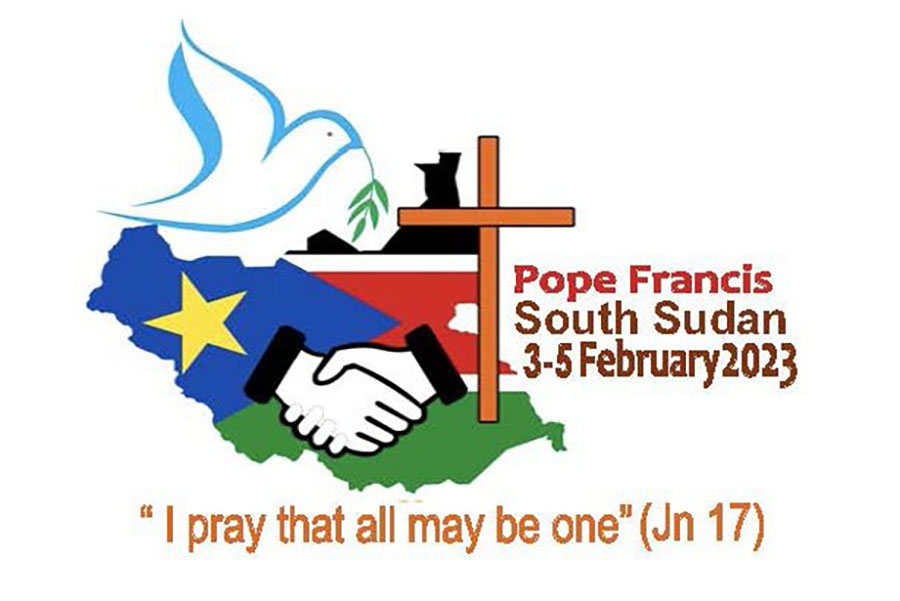 LOGO PAPAL VISIT SOUTH SUDAN