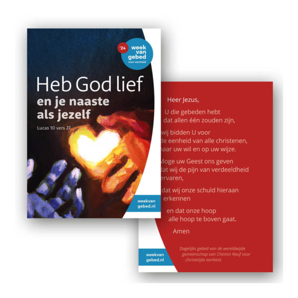 Week van Gebed voor eenheid - Gebedskaartjes (100 stuks)
