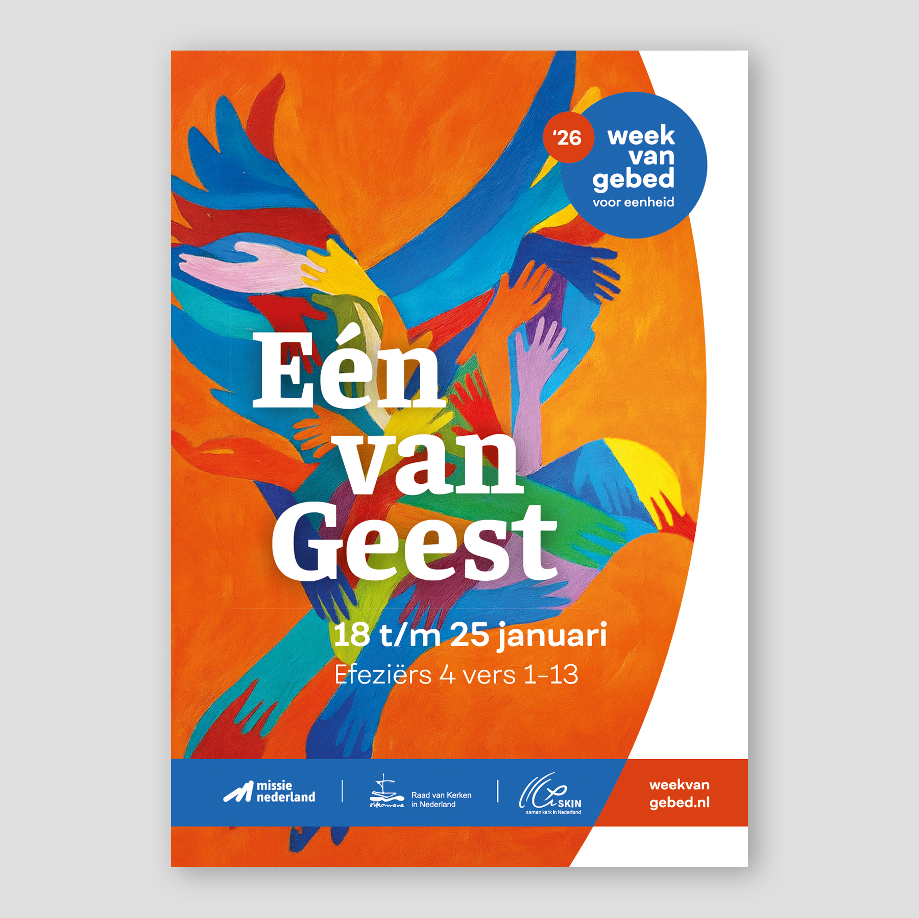 Week van Gebed voor eenheid 2026 | Poster A3 (5 stuks)