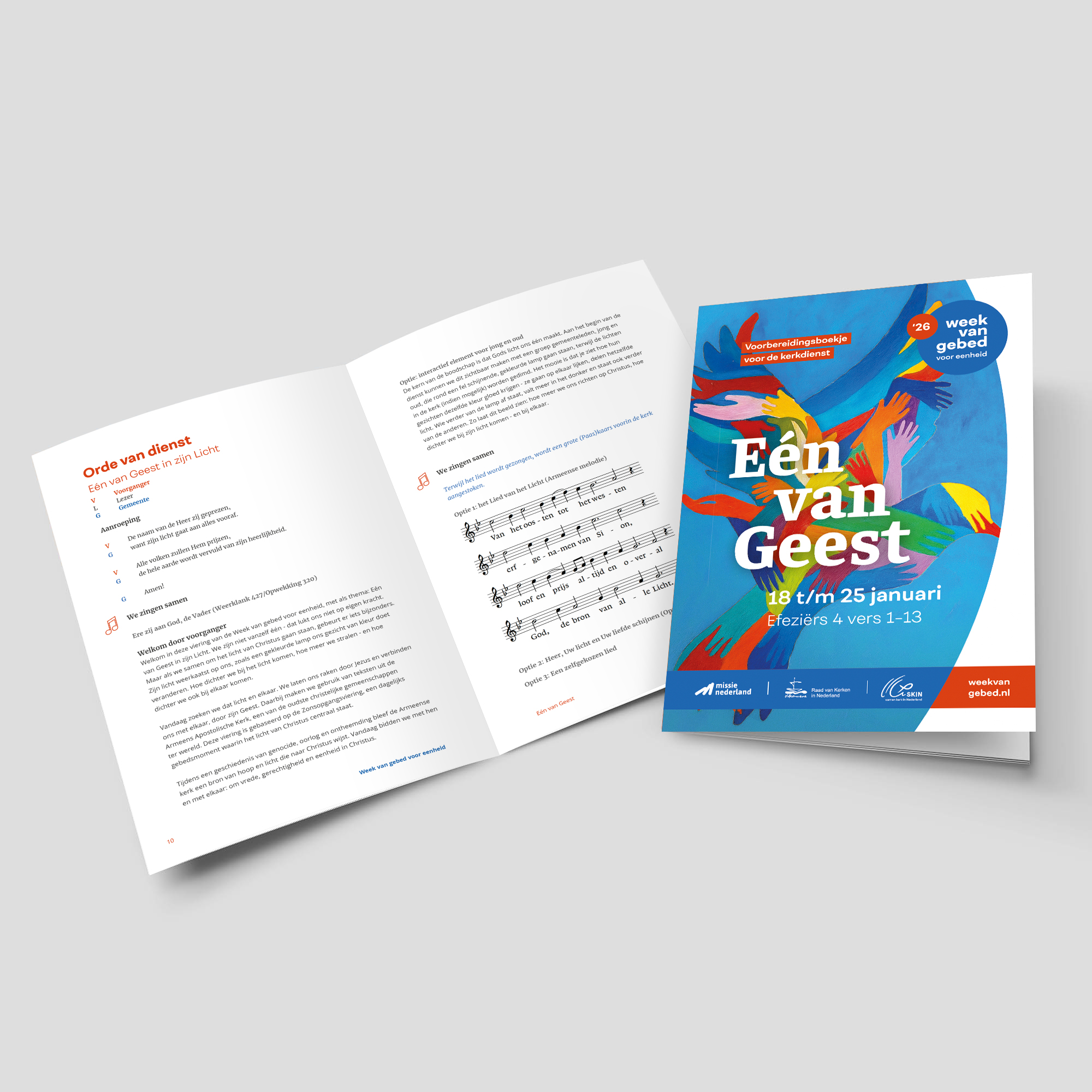 Week van Gebed voor eenheid 2026 | Voorbereidingsboekje kerkdienst (5 stuks)