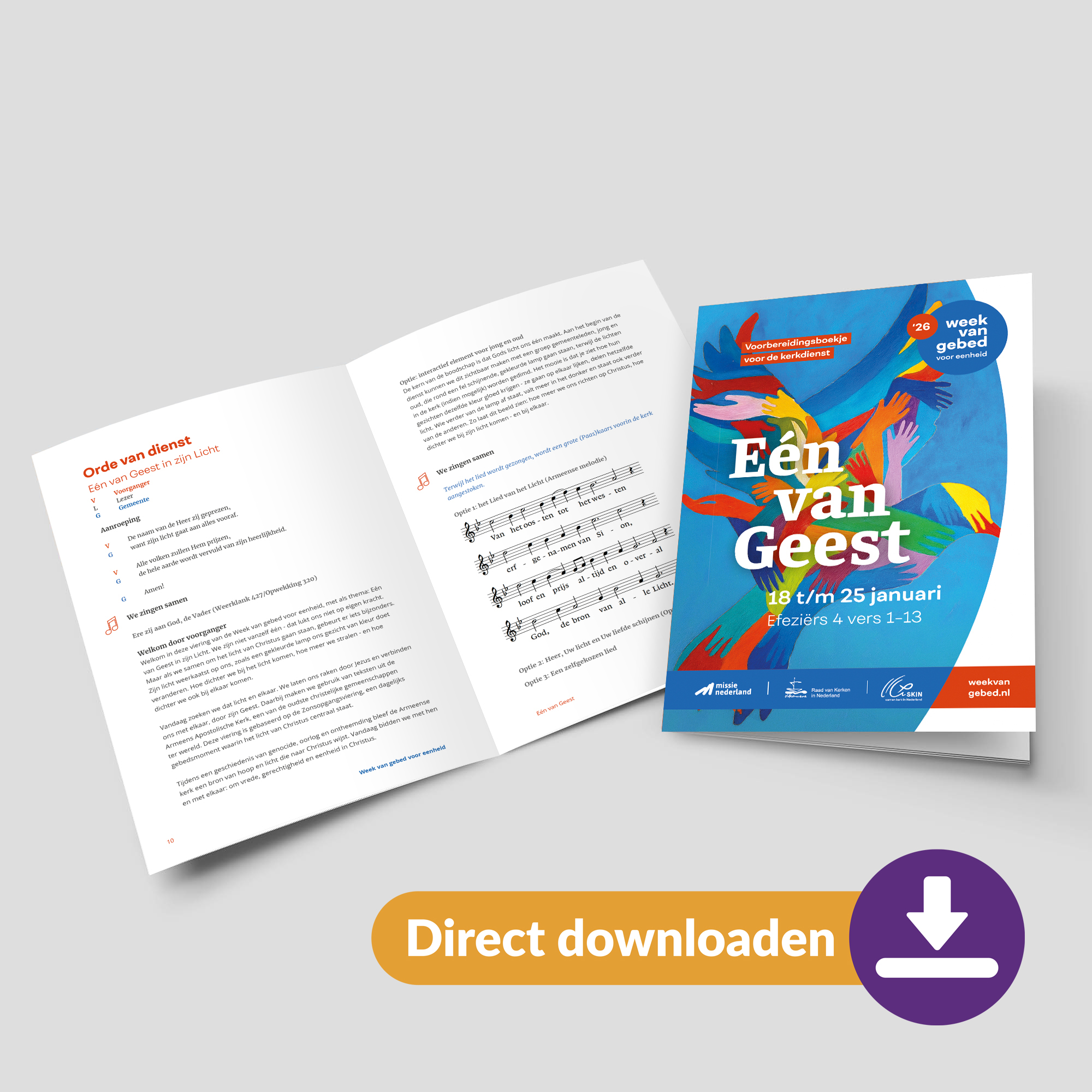 Week van Gebed voor eenheid 2026 | Voorbereidingsboekje vieringen (digitaal)